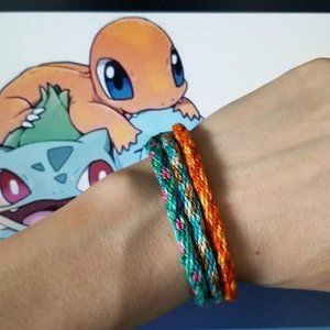 [SOLD] Pokemon Handwoven Friendship Bracelet Set